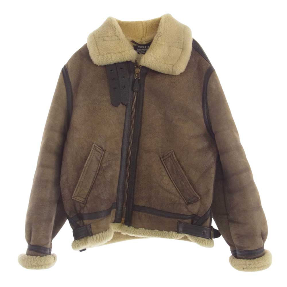 schott ショット 44H2486 USA製 90s B-3 フライト ムートン レザー 