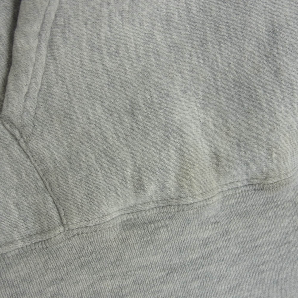 Champion チャンピオン 80s 90s トリコ プリント タグ REVERSE WEAVE NHC 三段カレッジ ロゴ プリント プルオーバー スウェット パーカー グレー系 M【中古】