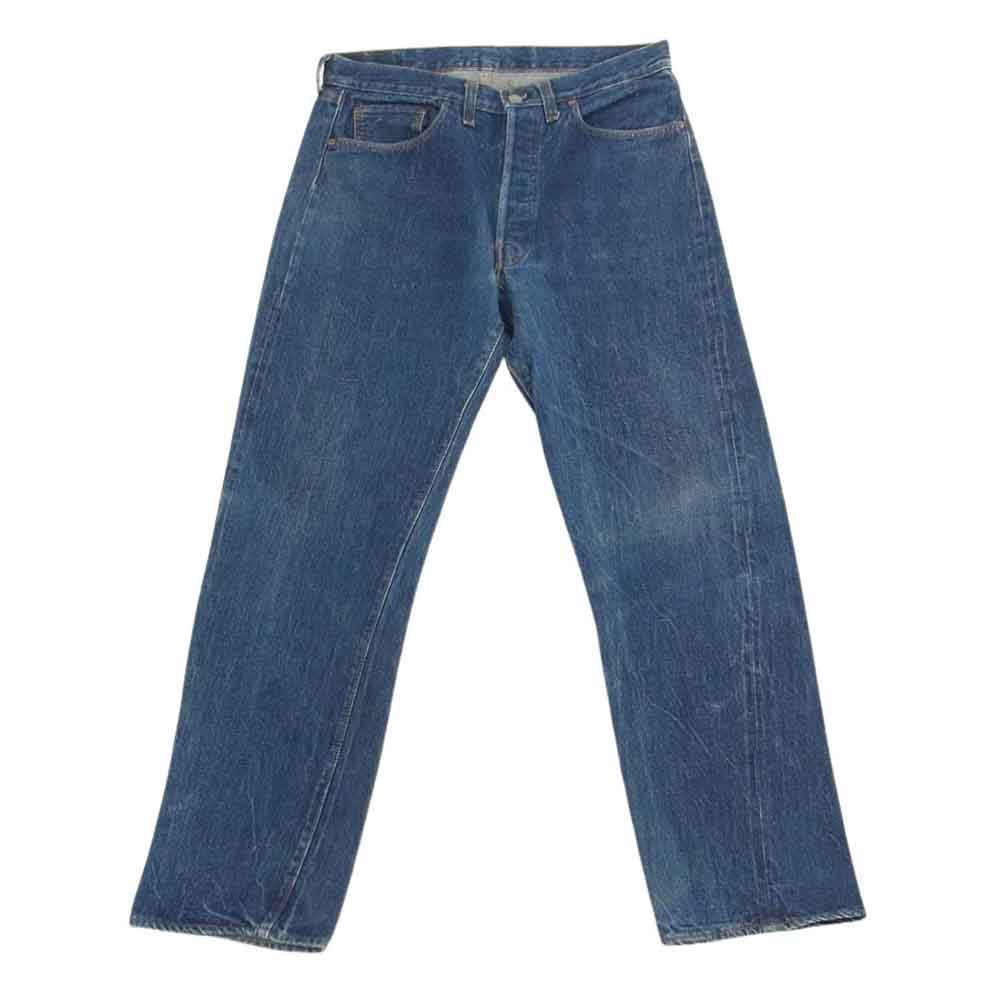 Levi's リーバイス 501 66前期 ボタン裏6 smalle スモールe CARE入り ボタンフライ 赤耳 ストレート デニムパンツ W35【中古】 Levi's リーバイス 501 66前期 ボタン裏6 smalle スモールe CARE入り