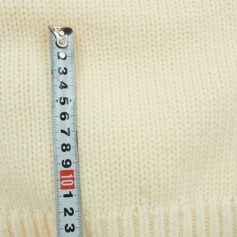 ザパーマメントアイ 261630020 Wool Middle Gauge C/N Knit PO ウール ミドルゲージ ニット プルオーバー セーター オフホワイト系 48【中古】