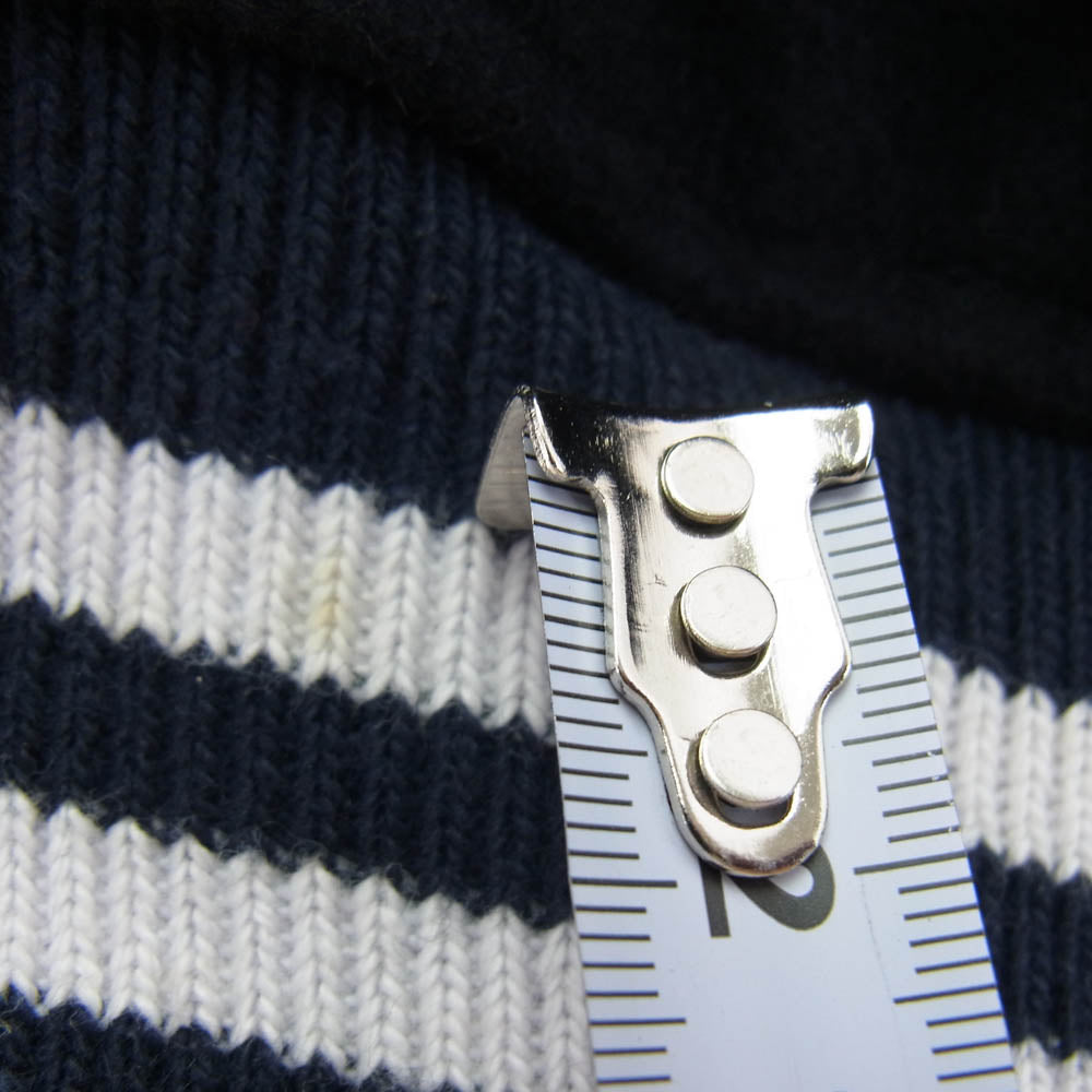 Champion チャンピオン 大文字ランタグ 60s 60年代中期~後期 ボタンスタジャン スタジアムジャンパー ベースボールジャケット ダークネイビー系 M【中古】