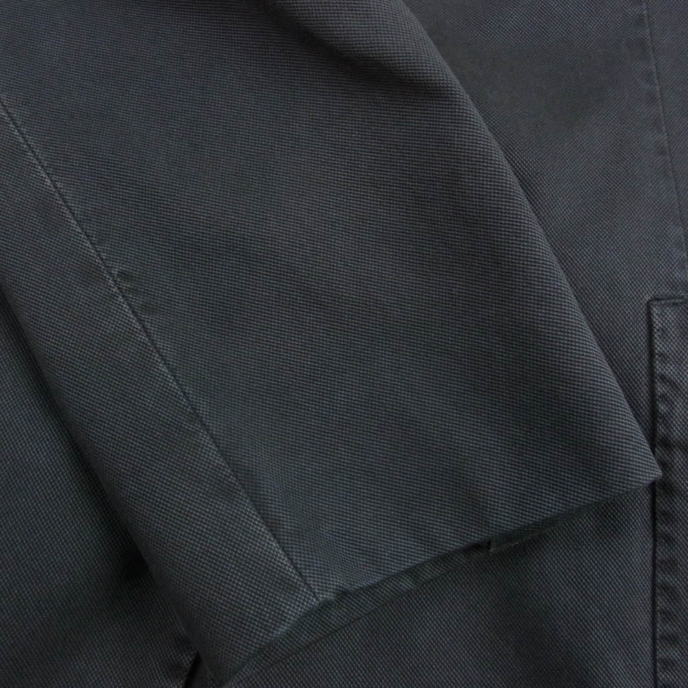 ボリオリ R3302G 本切羽 サイドベンツ コットン テーラード ジャケット アンコン ジャケット グレー系 50【中古】