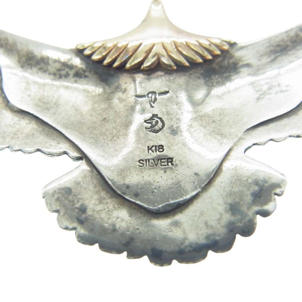 TADY&KING タディアンドキング 頭金 特大イーグル ネックレストップ【中古】