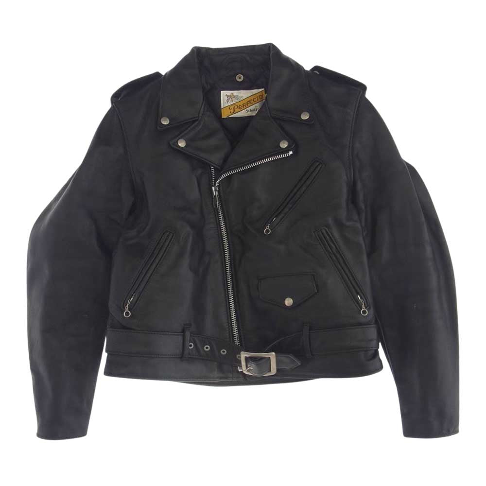 schott ショット 618 80s後期 PERFECTO USA製 バイカータグ レザー
