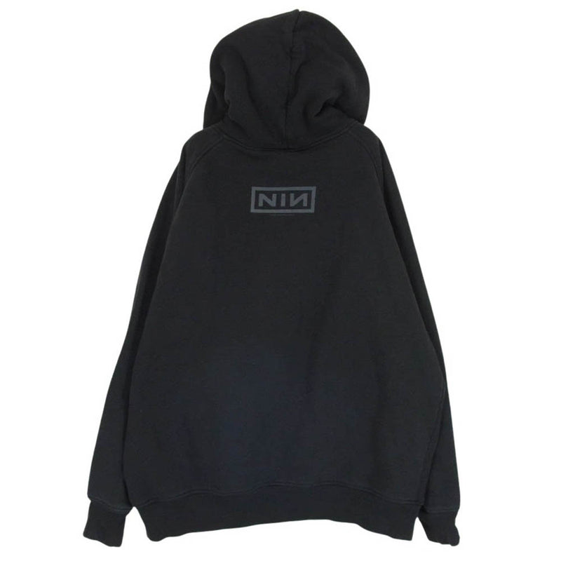 コモリ V01-05026 ナインインチネイルズプルオーバーパーカー サイズ3 COMOLI コモリ 22AW V01-05026 × NINEINCH NAILS ナインインチ