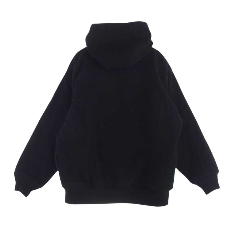 COMOLI23awジップパーカー black size2 COMOLI コットン吊裏毛 ジップ