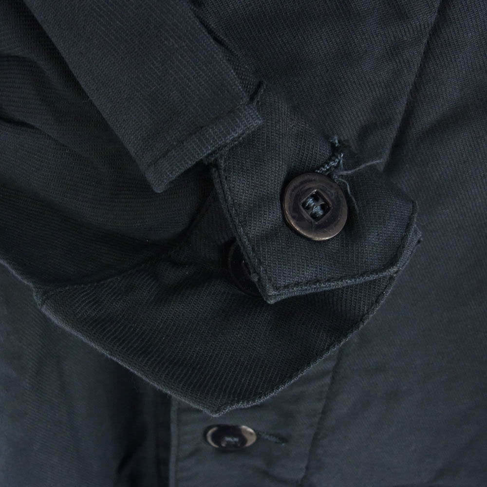 ヴィンテージ スウェーデン軍 M59 ミリタリー フィールド コート ジャケット 黒染め ダークネイビー系【中古】