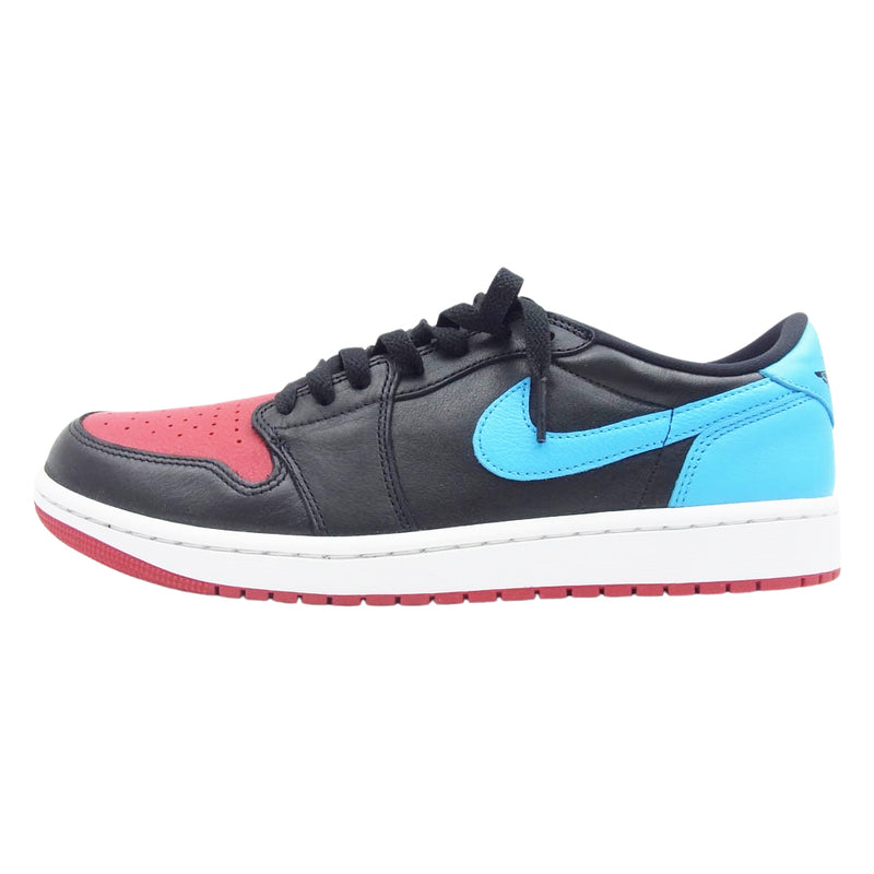 NIKE AIR JORDAN ナイキ ジョーダン CZ0775-046 Air Jordan 1 Retro Low OG NC to Chi  エアジョーダン1 レトロ ロー ノースカロライナ トゥ シカゴ スニーカー ブラック系 レッド系 ブルー系 28cm【新古品】【未使用】【中古】