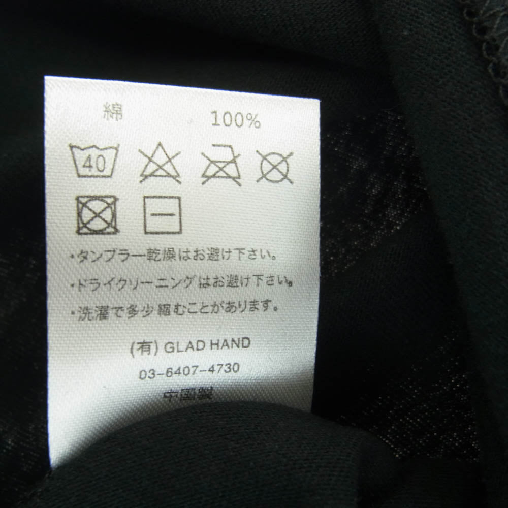 BY GLADHAND バイグラッドハンド BYGH-22-SS-25 YEAR BOOKS S/S T-SHIRTS ブラック系 XL【極上美品】【中古】