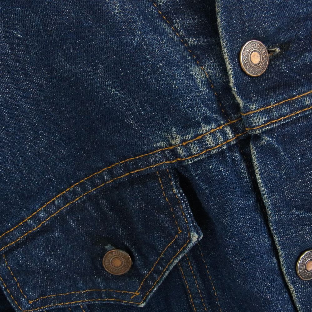 Levi's リーバイス ヴィンテージ 60s 70505 BigE TROYブランケット ボタン裏525 デニム ジャケット インディゴブルー系【中古】