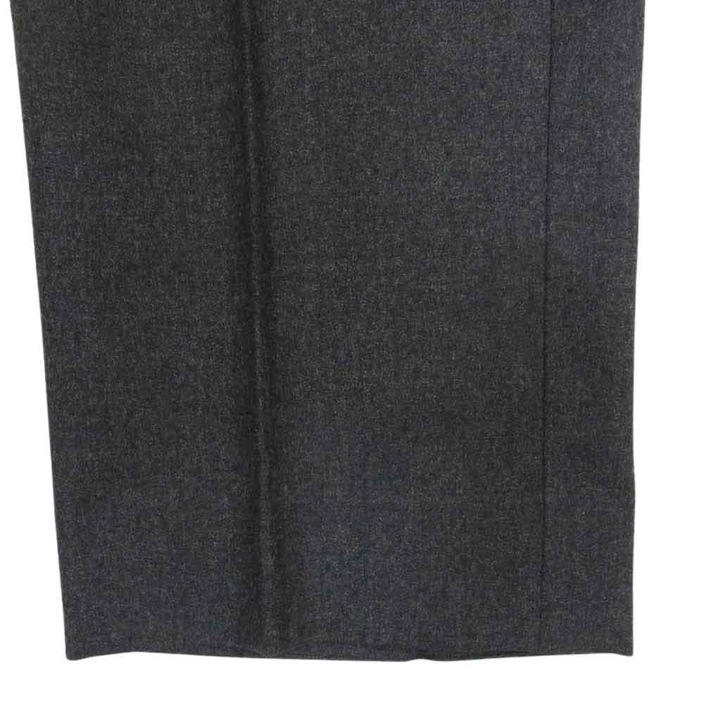 RALPH LAUREN ラルフローレン フランネル ウール スラックス パンツ グレー系 80【中古】