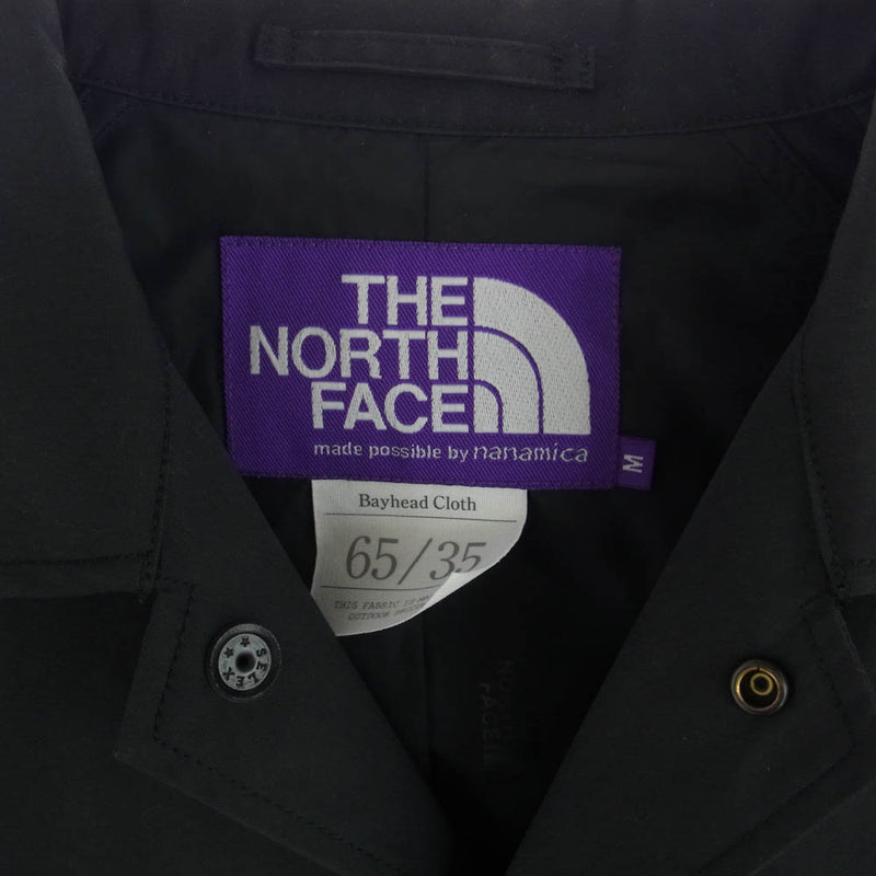 THE NORTH FACE ノースフェイス NP2101N PURPLE LABEL パープルレーベル 65/35 Hopper Field  Jacket ベイヘッドクロス ホッパー ジャケット ブラック系 M【中古】