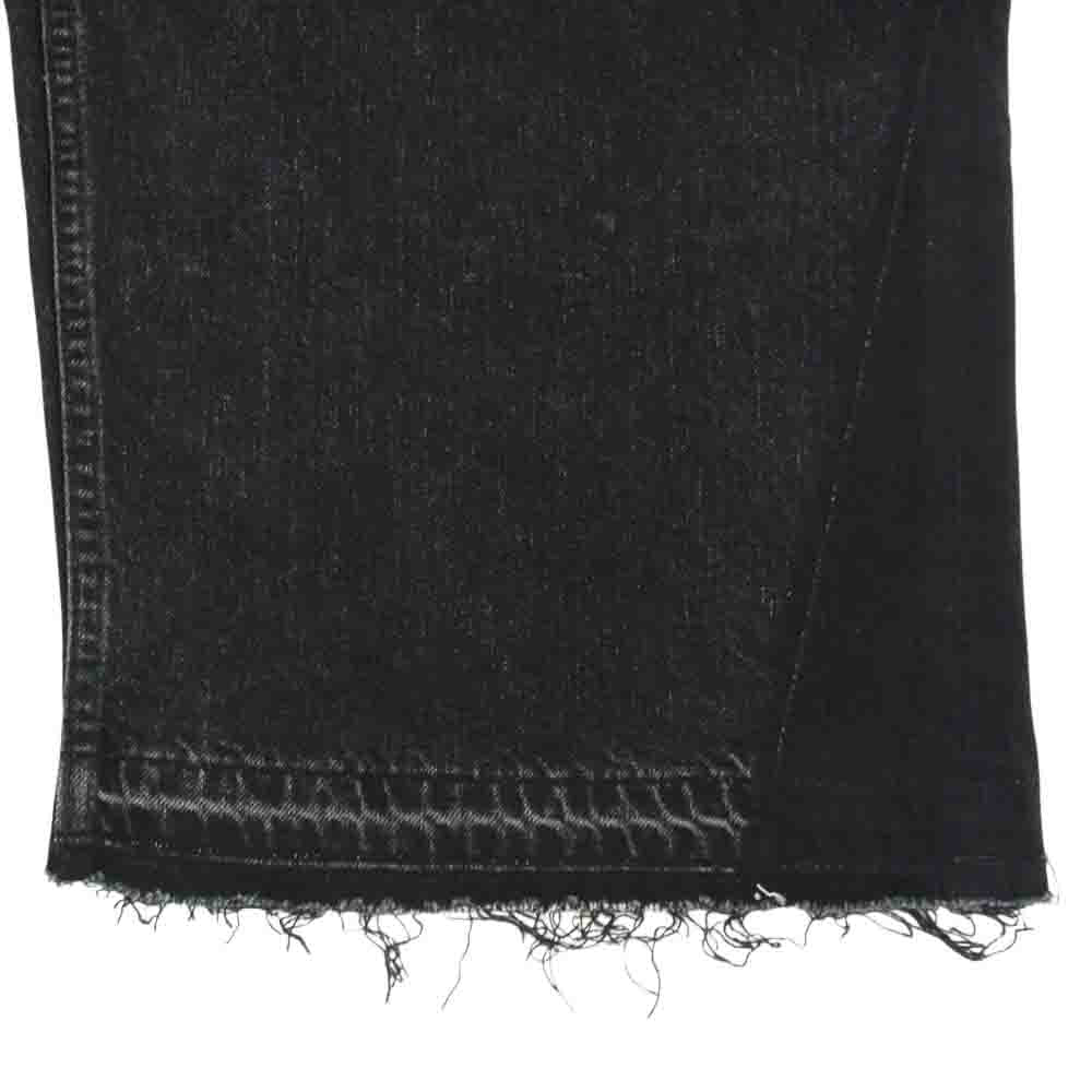 Jieda ジエダ Jie-STD-PT22 USED BAGGY DENIM BLACK ユーズド バギー デニム ブラック ブラック系 2【新古品】【未使用】【中古】