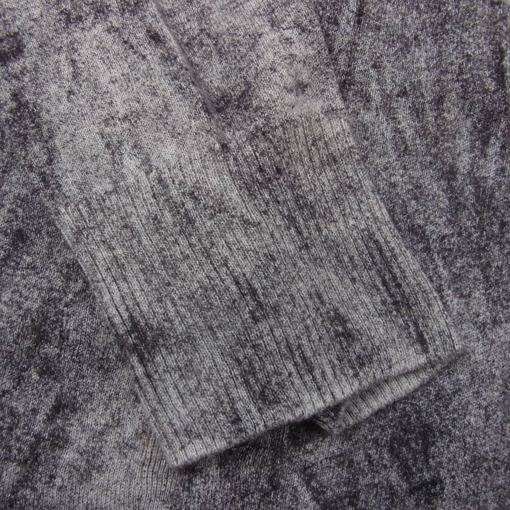 Yohji Yamamoto POUR HOMME ヨウジヤマモトプールオム HS-K71-091 14G1P JERSEY STITCH V NECK CARDIGAN スペック染め Vネック ニット カーディガン グレー系 3【中古】