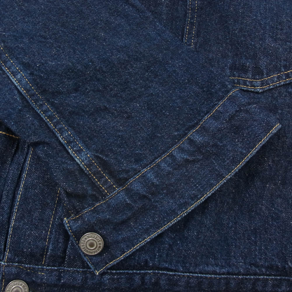 WAREHOUSE ウエアハウス 2000XX 1stタイプ 大戦モデル Tバック デニムジャケット インディゴブルー系 42【中古】