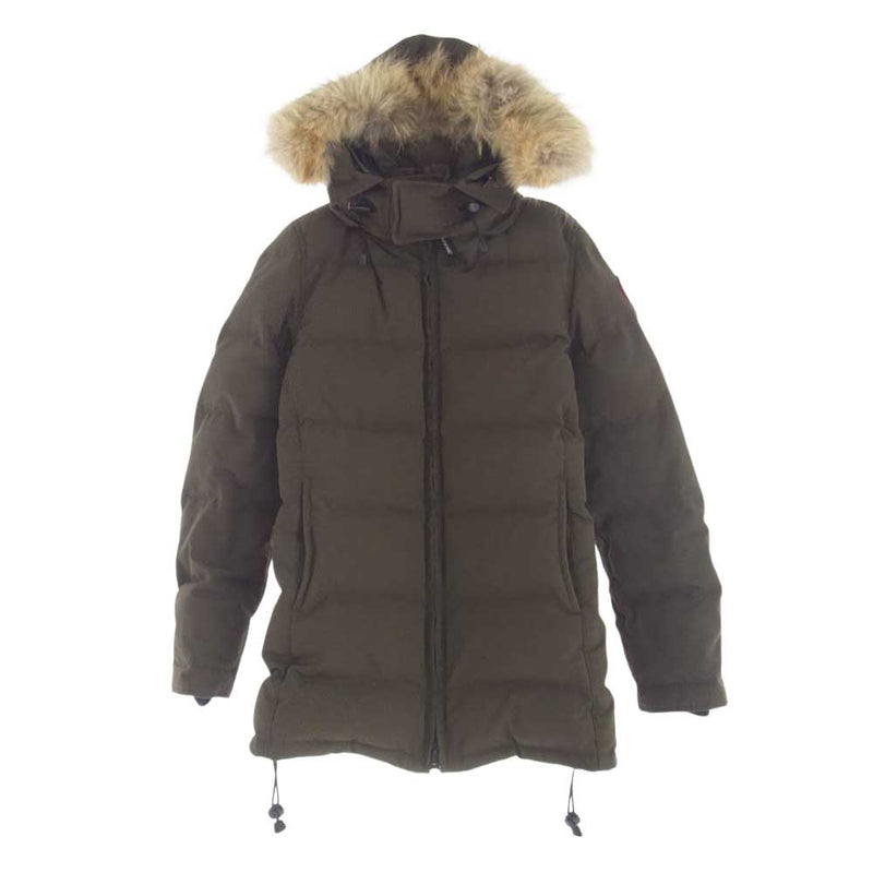 CANADA GOOSE カナダグース 2301JL R 国内正規品 グリフィン BELLEVILLE ベルビル パーカ ダウン ジャケット カーキ系  S【中古】