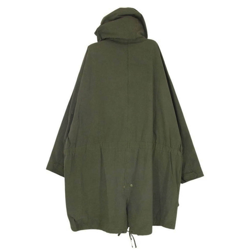 PORTER CLASSIC ポータークラシック PC-015-1591-52-03 SUPER NYLON STRETCH COAT OLIVE  スーパー ナイロン ストレッチ ミリタリー コート カーキ系 S【極上美品】【中古】