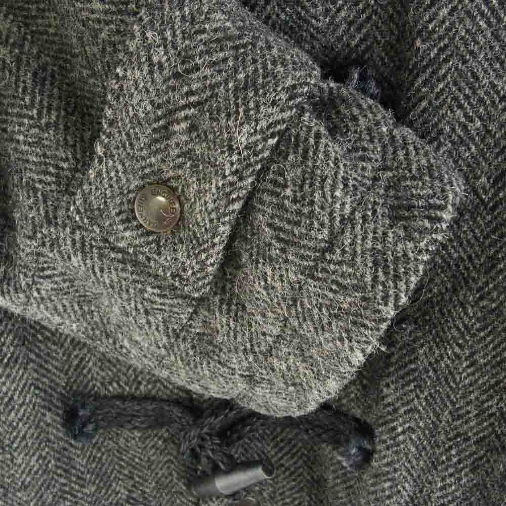 Engineered Garments エンジニアードガーメンツ ヘリンボーンウール 中綿キルティングライニング ダッフルコート グレー系 M【中古】