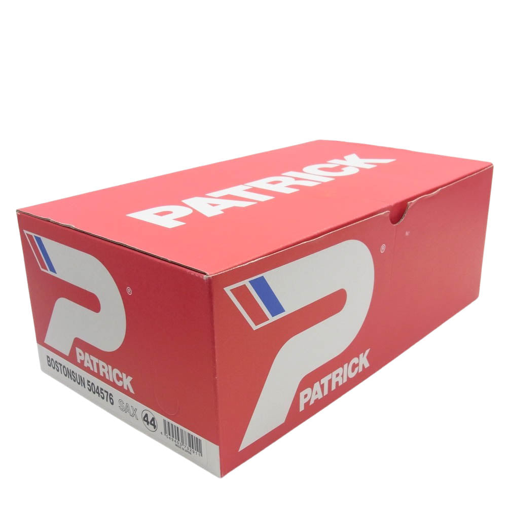 PATRICK パトリック 504576 BOSTONSUN ボストンサン SAX ローカット スエード スニーカー ブルー系 44【中古】