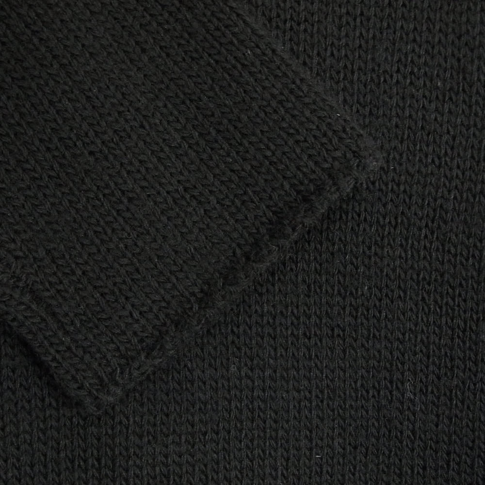 Yohji Yamamoto POUR HOMME ヨウジヤマモトプールオム HE-K07-184 ボトルネック ハイネック サイドスリット ロング ニット セーター ブラック系 3【中古】