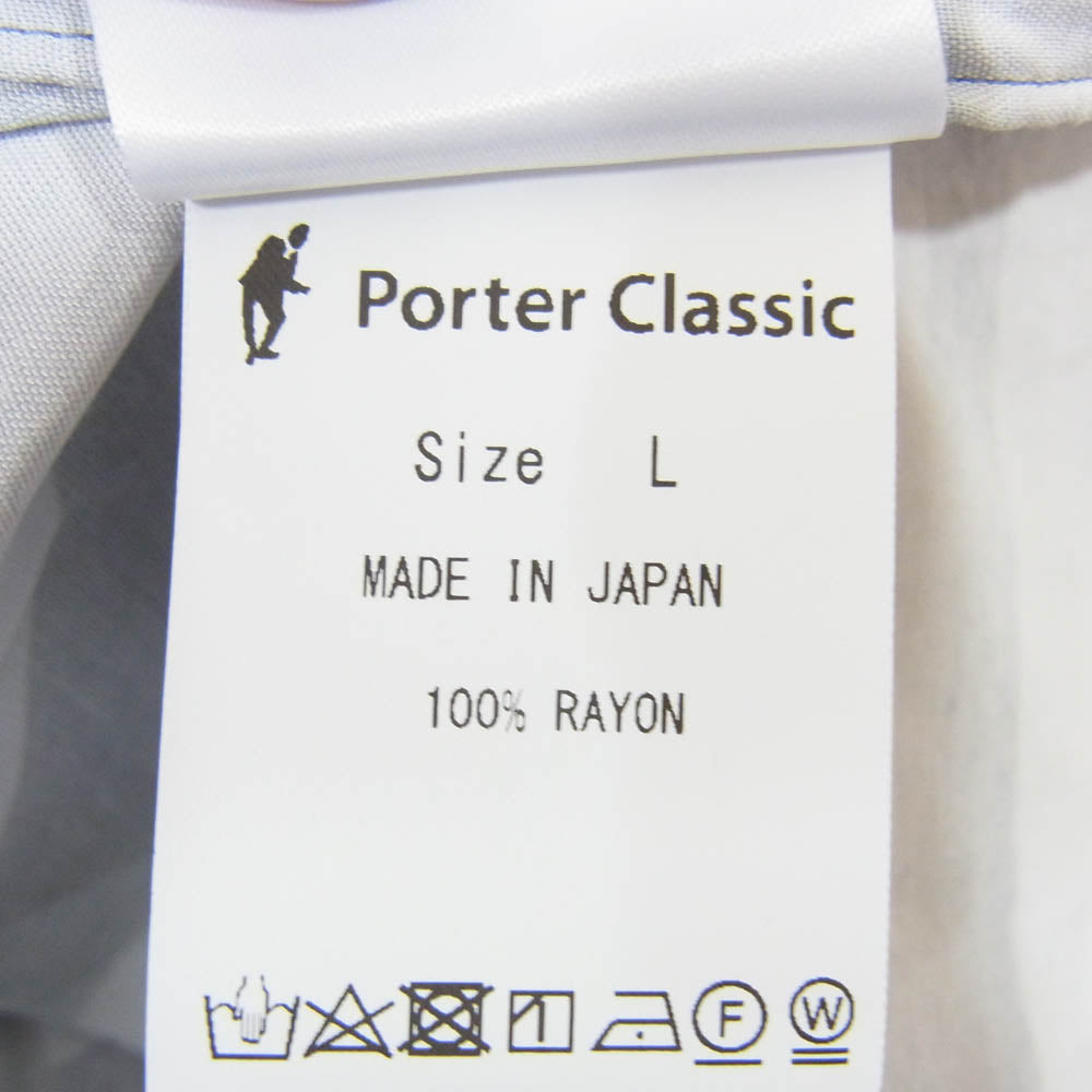 PORTER CLASSIC ポータークラシック DISNEY V/P PC ALOHA COLLECTION ALOHA SHIRT GOOFY ディズニー グーフィー アロハ シャツ ブラック系 L【中古】