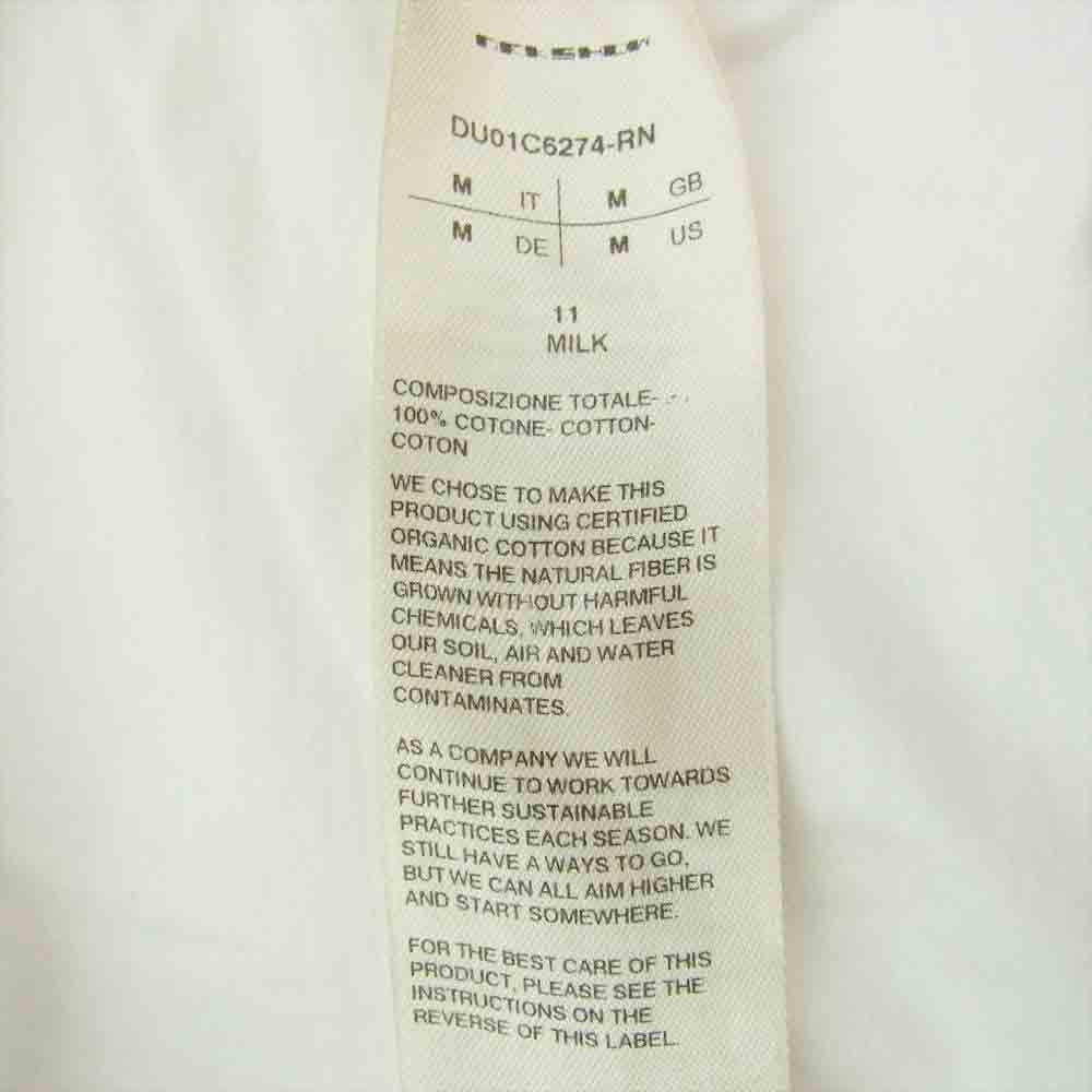 Rick Owens リックオウエンス DU01C6274-RN DRKSHDW ダークシャドウ オーバーサイズ Tシャツ 半袖 ホワイト系 M【中古】