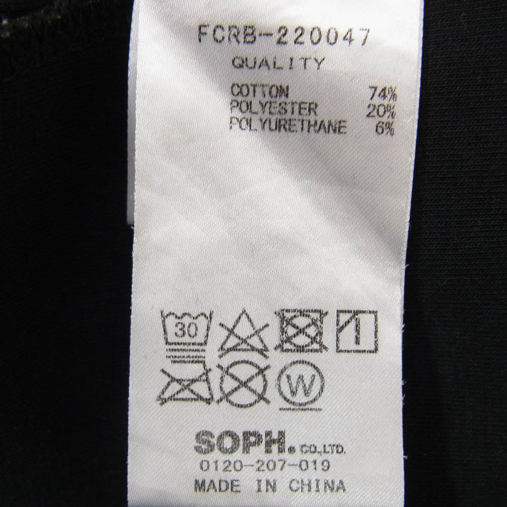 F.C.R.B. エフシーアールビー FCRB-220047 TECH SWEAT TRAINING SHORTS テック トレーニング スウェット ショーツ ハーフパンツ ブラック系 M【中古】