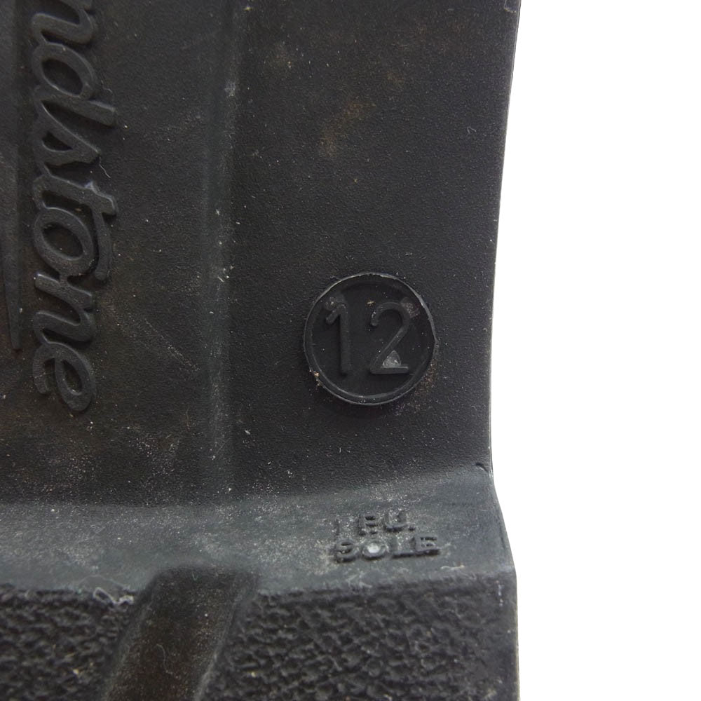 ブランドストーン 381 レザー サイドゴア ブーツ ブラック系 12【中古】