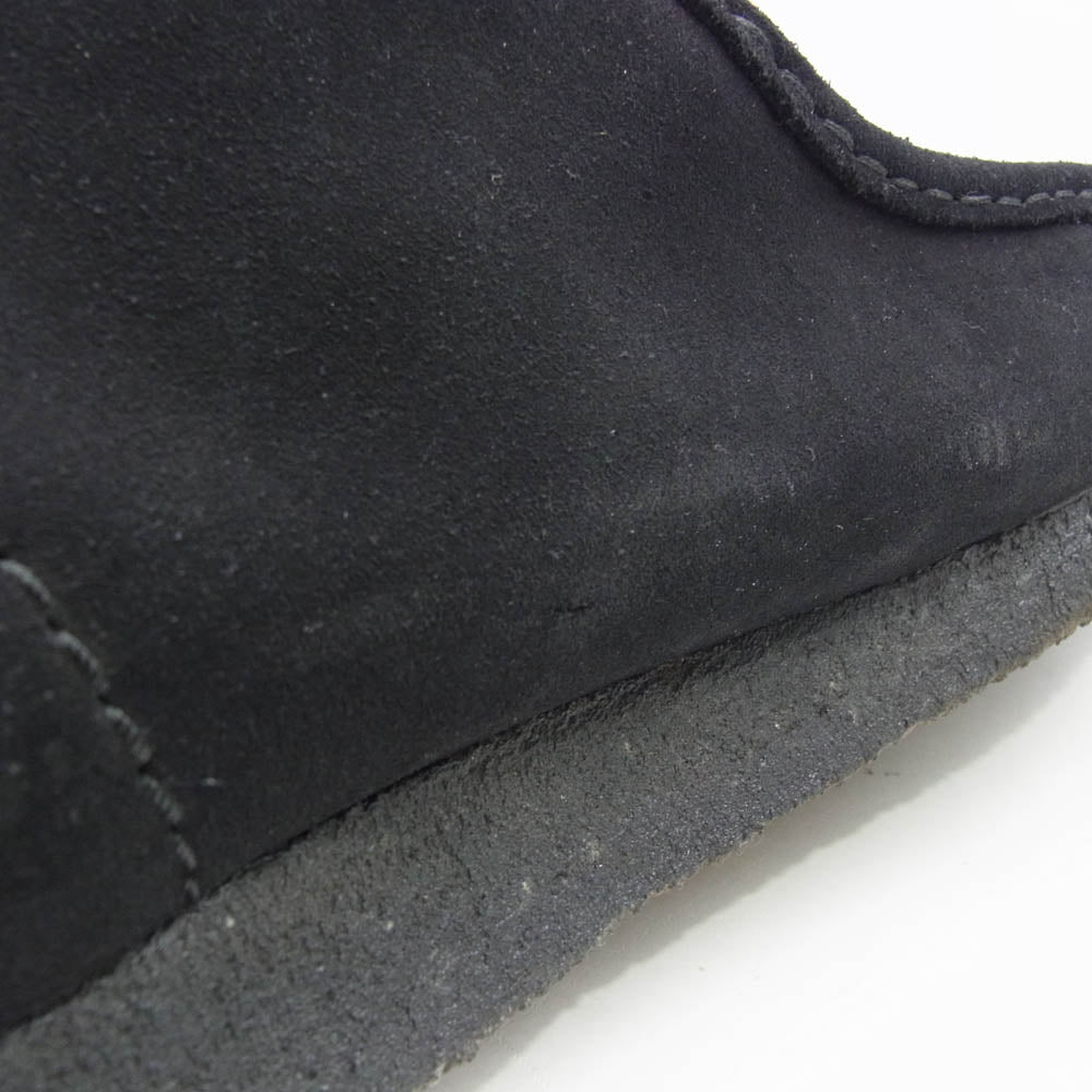 Clarks クラークス 11826 Desert Boot スエード デザート ブーツ ワラビー ブラック系 UK11【中古】