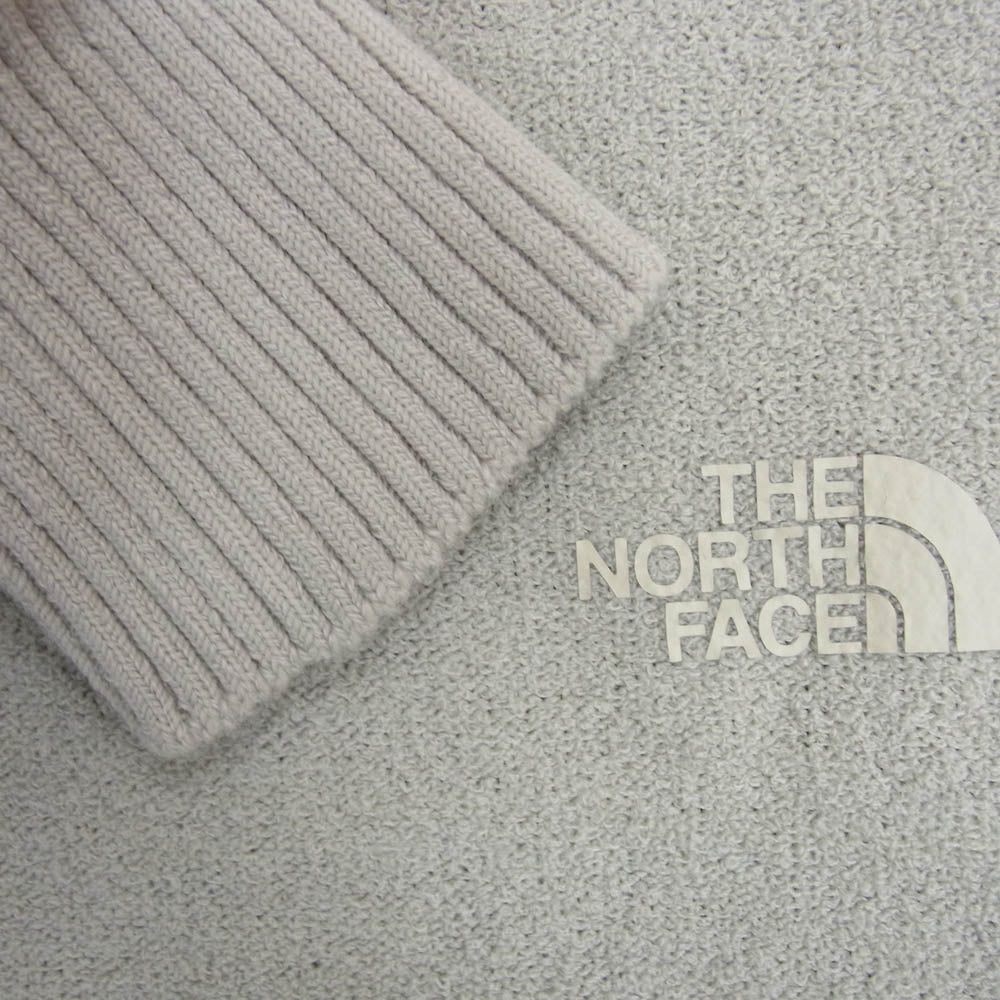 THE NORTH FACE ノースフェイス NT62297F ハイネック ウール ナイロン ポリエステル セーター ニット グレー系 M【中古】