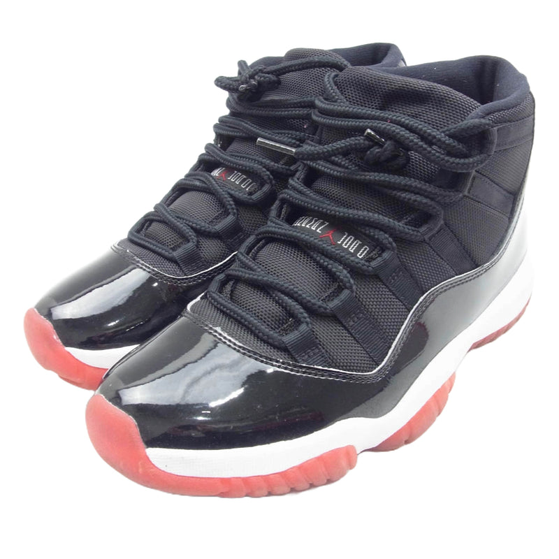 NIKE ナイキ 378037-061 Air Jordan 11 Retro Bred エアジョーダン11 ブレッド スニーカー ブラック系  27cm【中古】