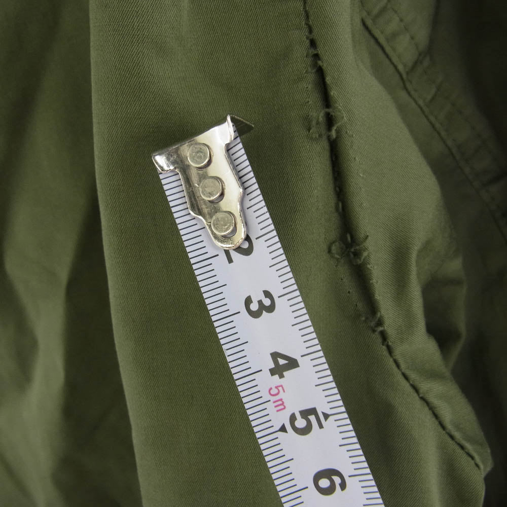 ヴィンテージ 【訳有】 70s Belgian army ベルギー軍 フィールド ジャケット モッズ コート ライナー付き カーキ系【中古】