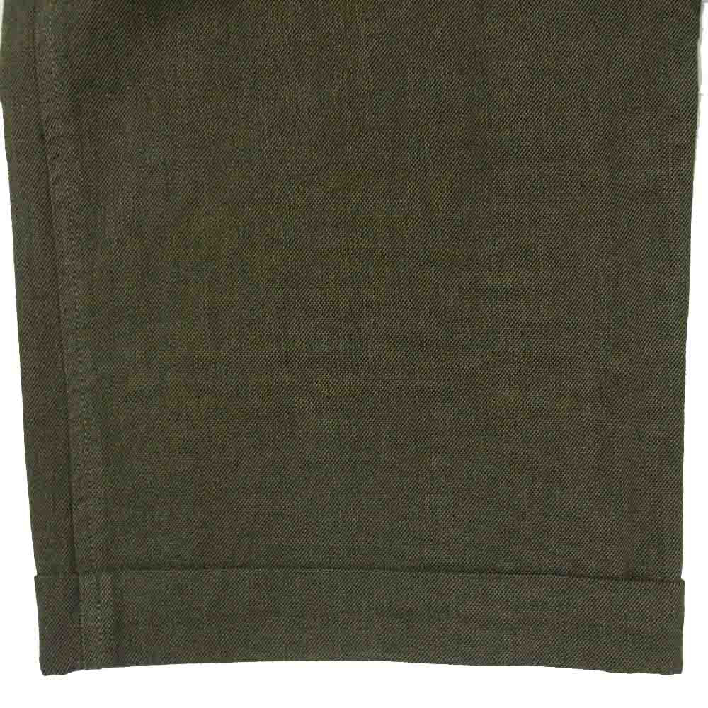 Nigel Cabourn ナイジェルケーボン 8046-13-50020 P-52 LYBRO NAVVIE PANT COTTON BROKEN TWILL ライブロ ナビーパンツ コットンブロークンツイル グルカ パンツ カーキ系 30【中古】