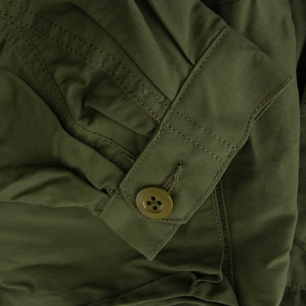 Nigel Cabourn ナイジェルケーボン 80043-13-00030 OW-53 LYBRO TRACK SMOCK COTTON NYLON トラックスモック コットンナイロン カーキ系 46【中古】