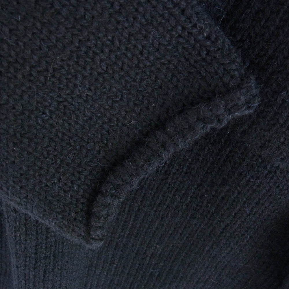 Nigel Cabourn ナイジェルケーボン 8043-11-40040 BRITISH WOOL ROLL NECK ブリテッシュ ウール ロール ネック ニット ハイネック ネイビー系 46【中古】