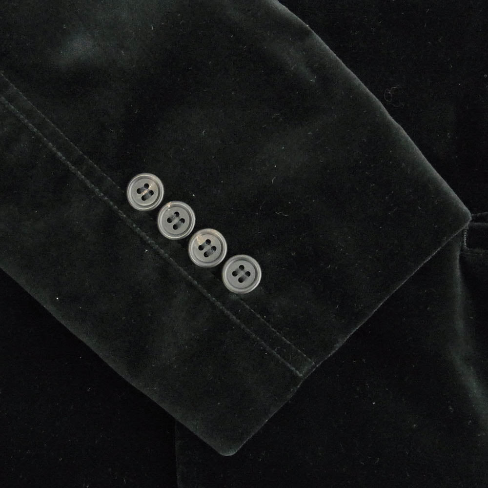 ポールスミス ベロア ジャケット パンツ セットアップ ブラック系 上:XL 下:82【中古】