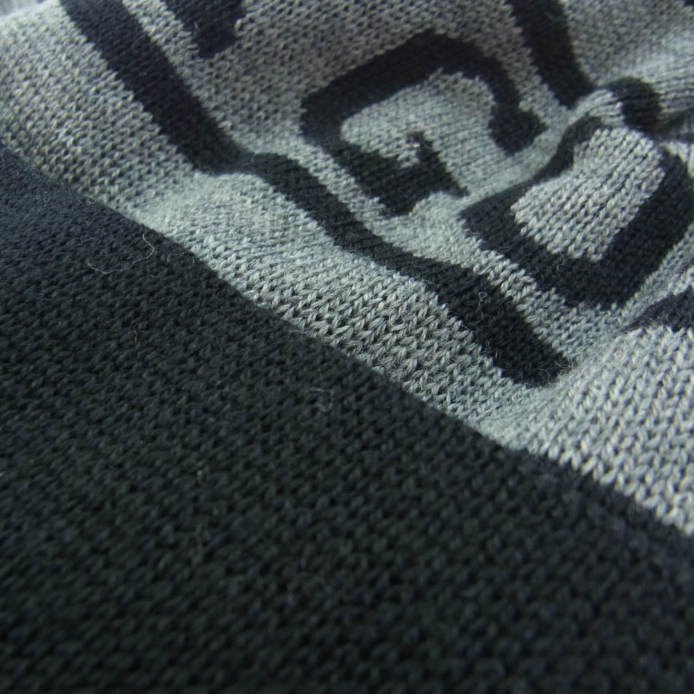 CANADA GOOSE カナダグース 5232M Pom Toque CG LOGO ニット キャップ ニット帽 ブラック系【新古品】【未使用】【中古】