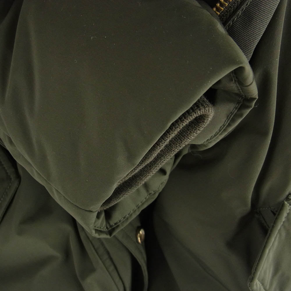 WOOLRICH ウールリッチ SLOBE IENA PUFFYPARKA スローブイエナ別注 ファー フード ダウンコート ダウンジャケット XS カーキ系 XS【中古】