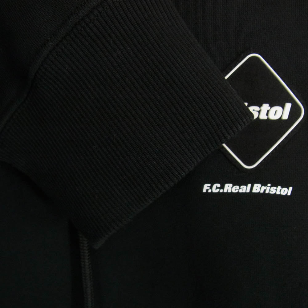 F.C.R.B. エフシーアールビー 24SS FCRB-240078 HOOD LOGO TEAM SWEAT HOODIE Bristolフードロゴ 刺繍 スウェット パーカー ブラック系 L【中古】