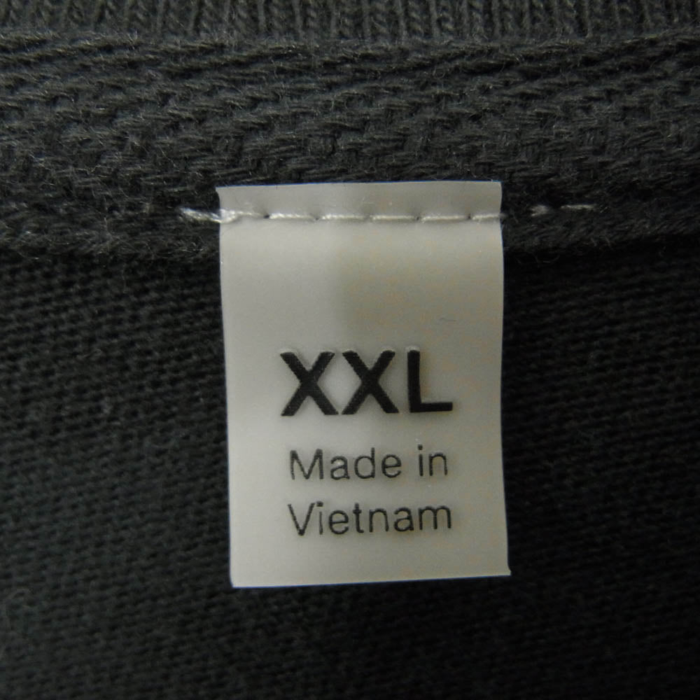 FEAR OF GOD フィアオブゴッド ESSENTIALS エッセンシャルズ FOG ラバーロゴ クルーネック 半袖 Tシャツ ブラック系 XXL【中古】
