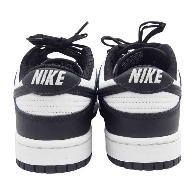 NIKE ナイキ DD1391-100 Dunk Low Retro ダンク ロー レトロ ホワイト ブラック パンダ ローカット スニーカー  ブラック系 27cm【極上美品】【中古】