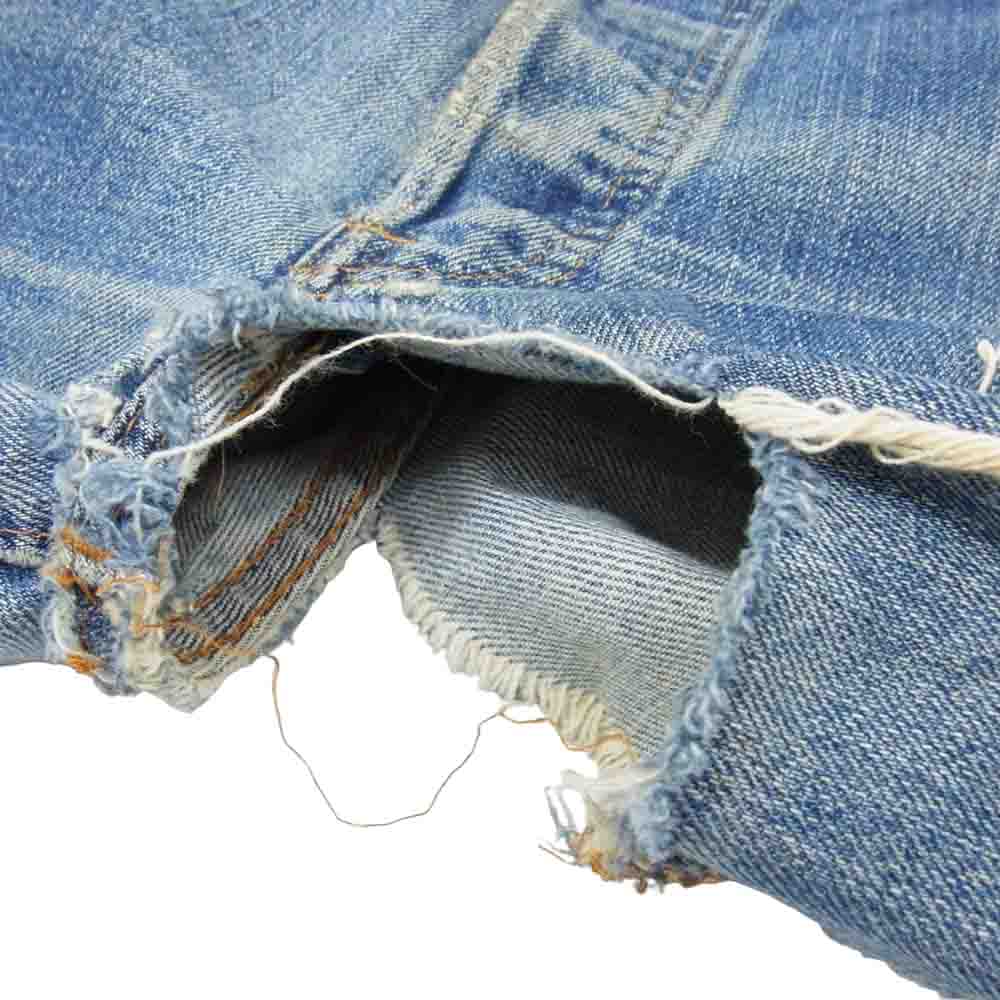 Levi's リーバイス 501 60s 66前期 BIG E ビッグイー ボタン裏刻印6 デニム パンツ インディゴブルー系 サイズ表記無【中古】