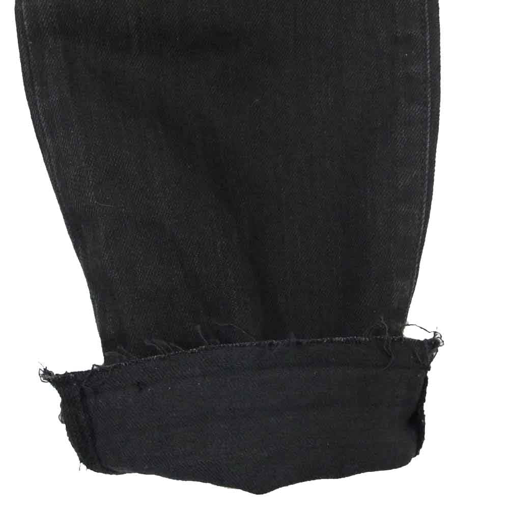 SAINT LAURENT サンローラン 344132 YM59M エディ期 ストリート スキニー デニムパンツ ブラック系 30【中古】