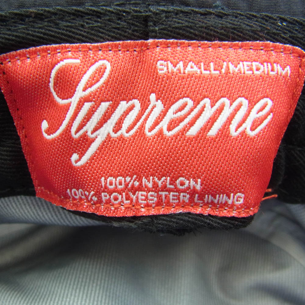 Supreme シュプリーム 17AW Taped Seam Crusher Hat テープド シーム クラッシャー ハット 帽子 ブラック系 S/M【中古】