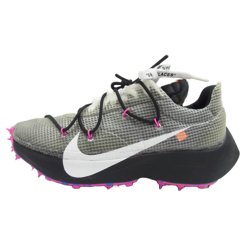 NIKE ナイキ × OFF-WHITE オフホワイト CD8178-001 Women's VAPOR STREET ヴェイパーストリート  スニーカー ブラック系 マルチカラー系 27cm【新古品】【未使用】【中古】