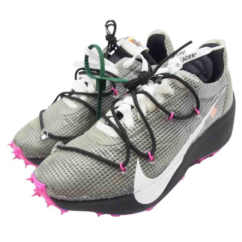 NIKE ナイキ × OFF-WHITE オフホワイト CD8178-001 Women's VAPOR STREET ヴェイパーストリート  スニーカー ブラック系 マルチカラー系 27cm【新古品】【未使用】【中古】