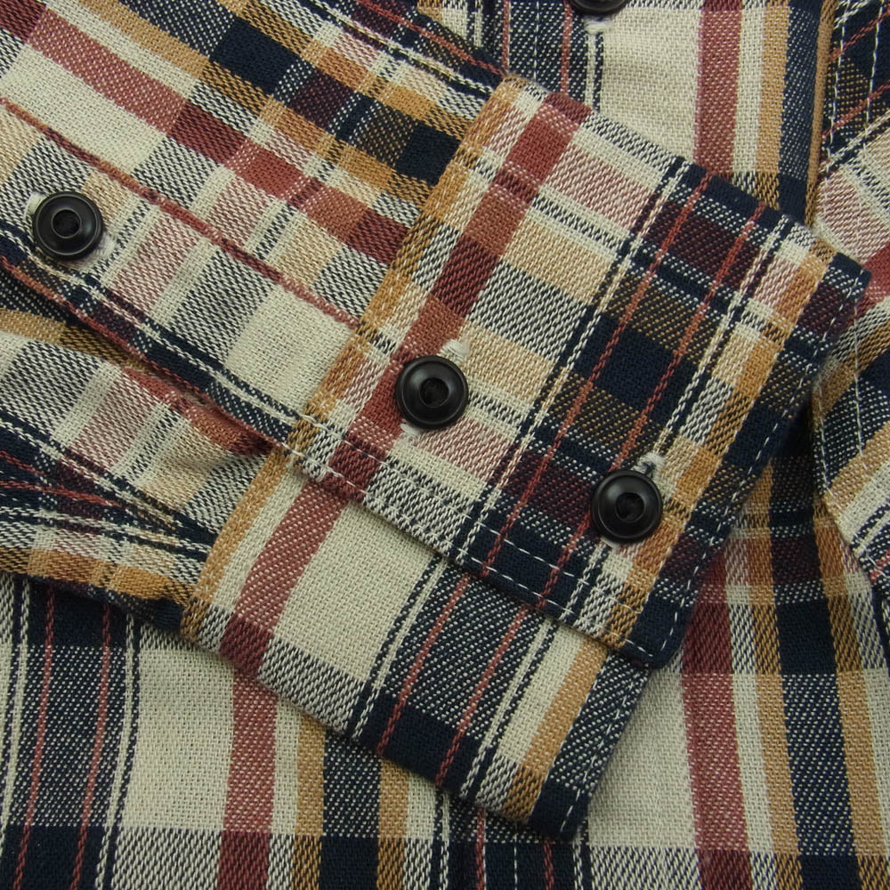 デラックスウエア MV-09 TRICO NEL-SHIRTS チェック柄 ネルシャツ 長袖 シャツ マルチカラー系 XL【新古品】【未使用】【中古】