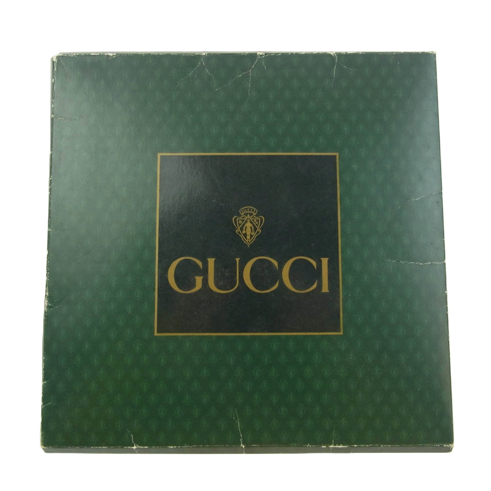 GUCCI グッチ シルク100% OLD オールド BEE 蜂 バタフライ 花柄 フラワー スカーフ ピンク ピンク系【中古】