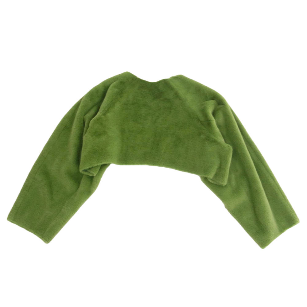 アメリヴィンテージ 22AW 1220730970 MANY WAY USEFUL BOA COAT メニーウェイ ボア ロング ノーカラー コート ボレロ グリーン系 M【中古】