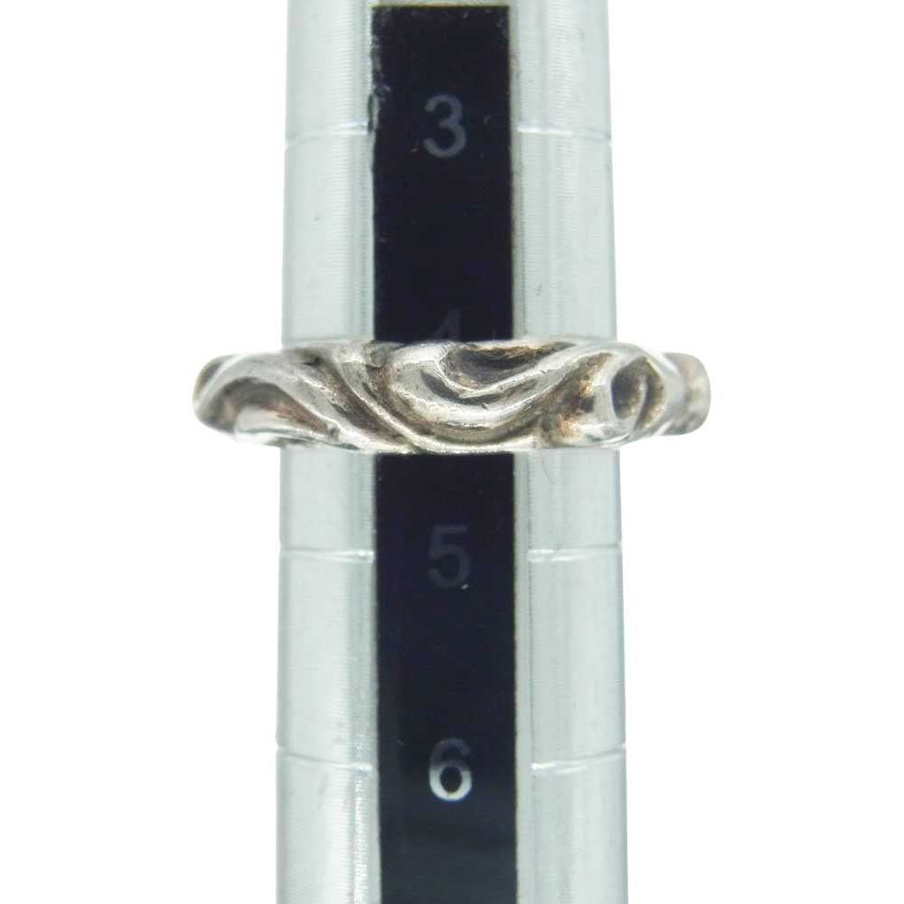 CHROME HEARTS クロムハーツ(原本無) SCRL BAND スクロールバンド リング シルバー系 約4号【中古】
